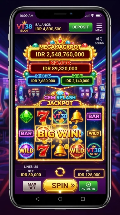 Screenshot aplikasi vt38 menampilkan beragam kategori aplikasi yang ditawarkan.